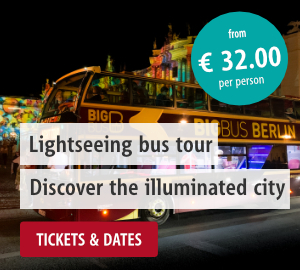 Tickets: Lights & Sightseeing Bus Tour through Berlin