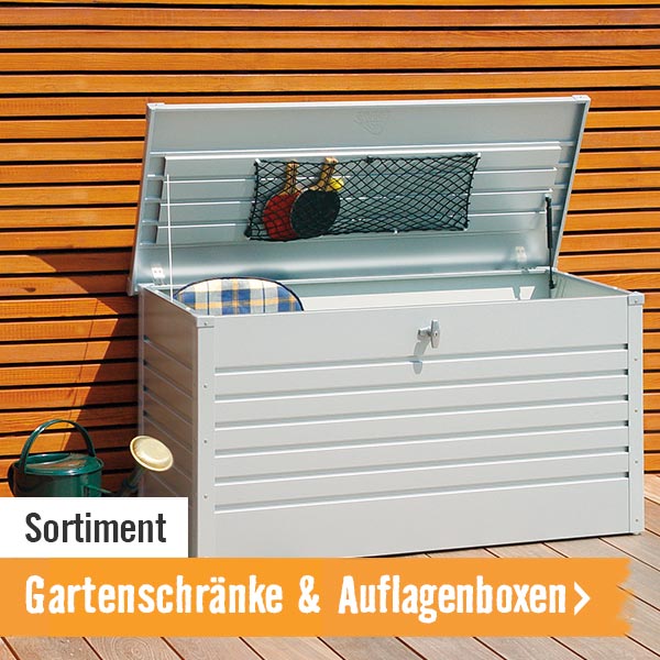 Gartenschränke und Auflagenboxen im HORNBACH Onlineshop
