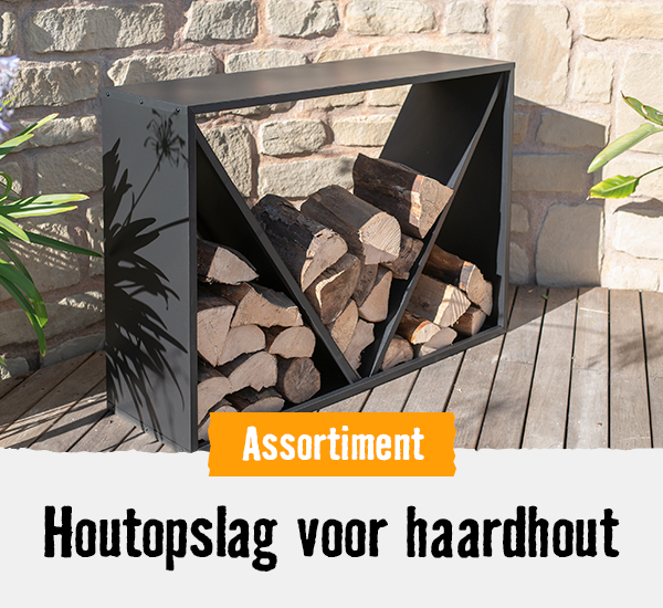 Houtopslag voor haardhout | HORNBACH
