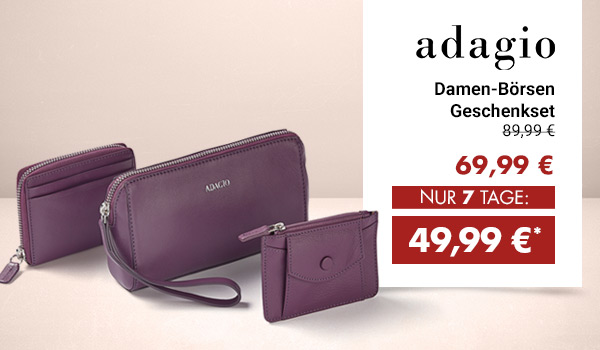 Adagio Geschenk-Set, 3-tlg - jetzt sparen