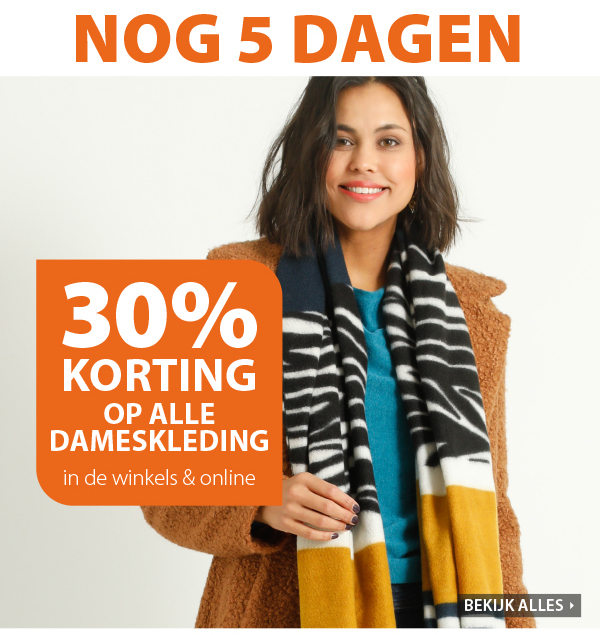 30% dameskleding