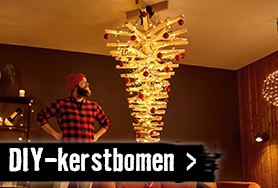 Alternatieve kerstboom maken | HORNBACH