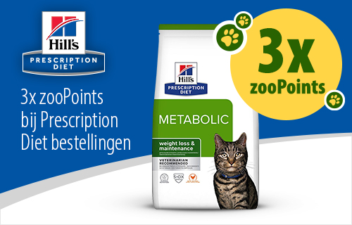 3x zooPoints bij Prescription Diet bestellingen