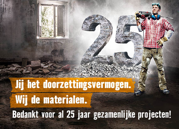 Bedankt voor al 25 jaar gezamenlijke projecten! | HORNBACH