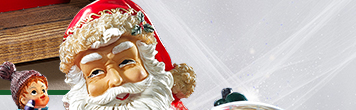 Zum Weihnachtsmann mit Spieluhr