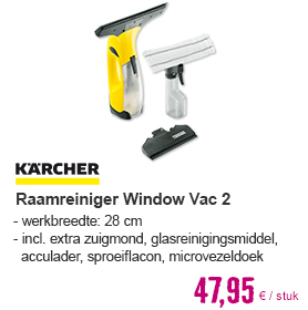 KÄRCHER Raamreiniger Window Vac WV 2 Premium | HORNBACH