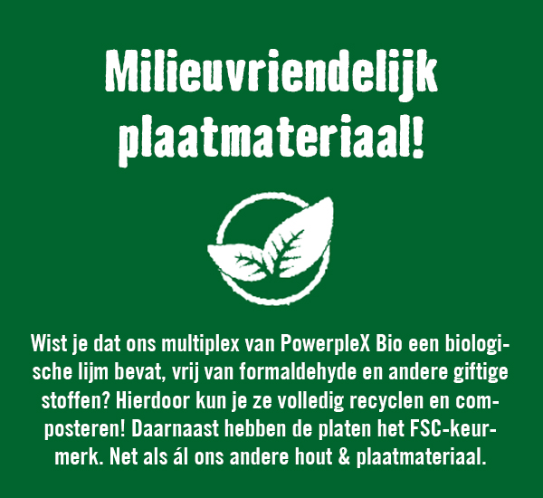 PowerpleX Bio - milieuvriendelijk & biologisch plaatmateriaal | HORNBACH