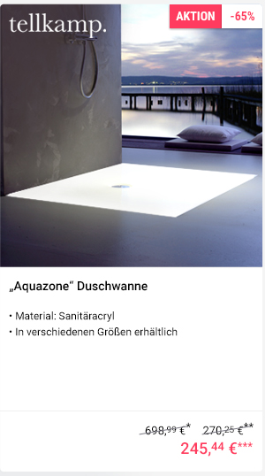 Tellkamp Aquazone Duschwanne