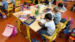  Eine Grundschulklasse in Nordrhein-Westfalen © Friso Gentsch/dpa 