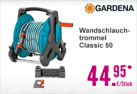 Wandschlauchtrommel GARDENA Classic 50