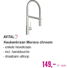 AVITAL Keukenkraan Morava Supersteel