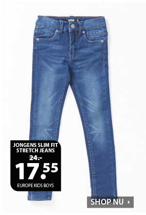 Jongens slim fit stretch jeans