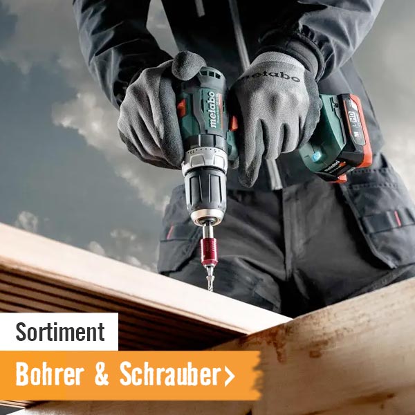 Bohrer & Schrauber im HORNBACH Onlineshop