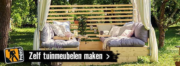 Zelf tuinmeubelen maken van pallets of steigerhout | HORNBACH