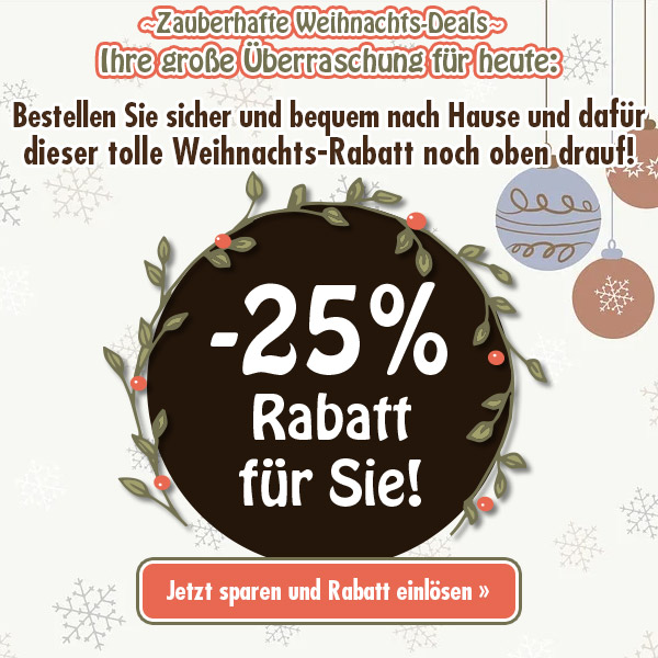 25% Rabatt!