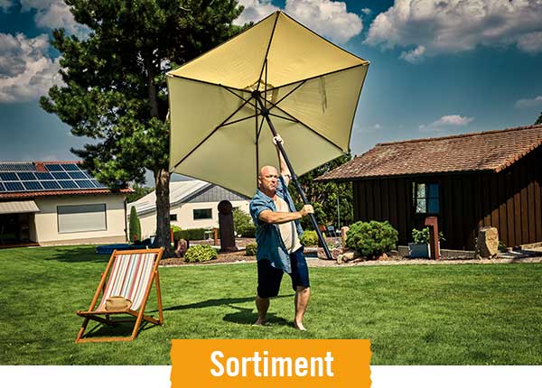 Sonnenschirme im HORNBACH Onlineshop