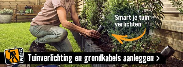 Tuinverlichting en grondkabels aanleggen | HORNBACH