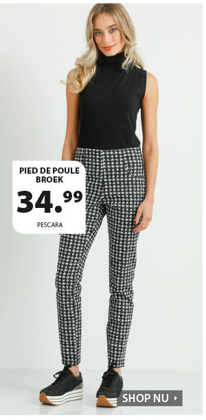 Pied de poule broek