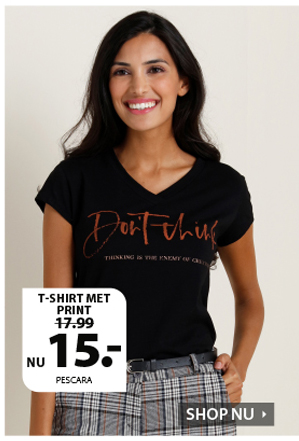 T-shirt met print