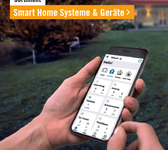 Sortiment Smart Home Systeme und Geräte