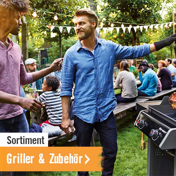 Sortiment Griller und Zubehör