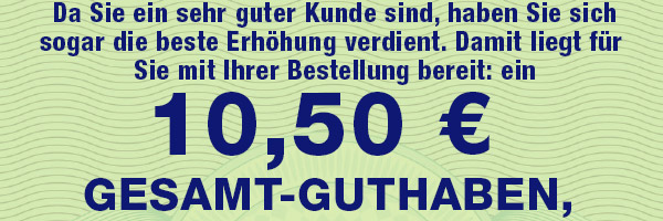 Jetzt Ihr Gesamt-Guthaben sichern!