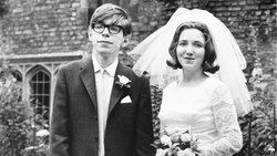 Auch eine Hochzeit braucht Zuversicht: der bereits kranke Stephen Hawking und Jane Wilde im Juli 1965. © Martin Pope/Camera Press/laif