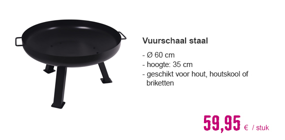 Vuurschaal Ø 60 cm