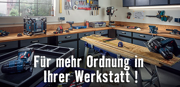 Werkstatteinrichtung im Shop