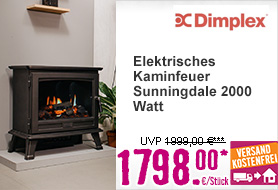 Elektrisches Kaminfeuer Dimplex Sunningdale 2000 Watt