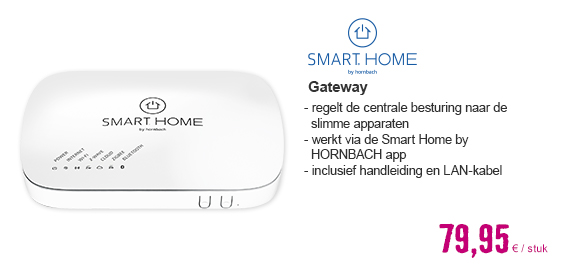 SMART HOME by hornbach Gateway