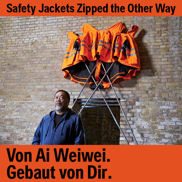 Safety Jackets Zipped the Other Way. Von Ai Weiwei. Gebaut von Dir. 