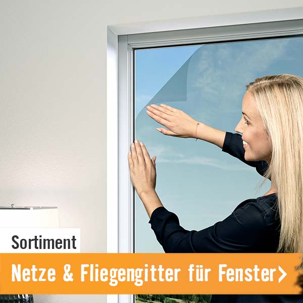 Netze und Fliegengitter für Fenster im HORNBACH Onlineshop