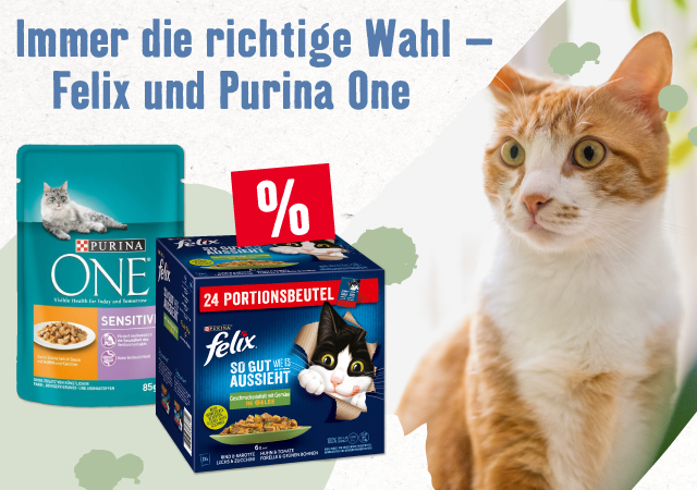 Felix und Purina One