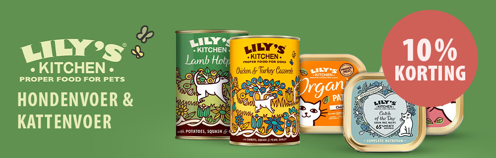 10% korting op Lily's Kitchen!