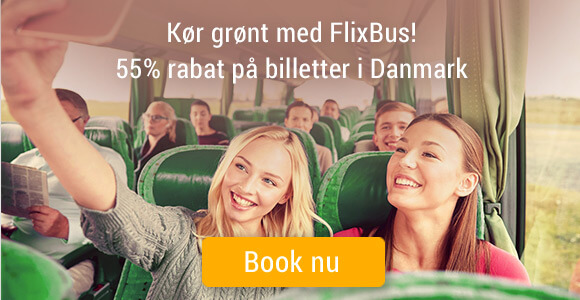 55% rabat på billetter i Danmark