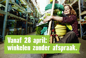 Alle vestigingen weer open | HORNBACH