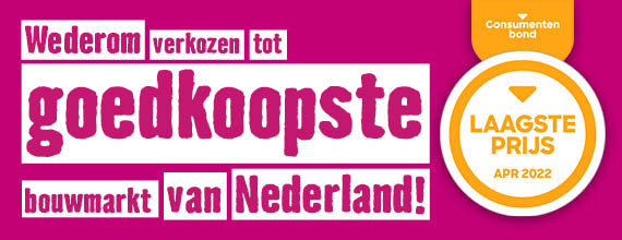 De goedkoopste bouwmarkt van Nederland . HORNBACH