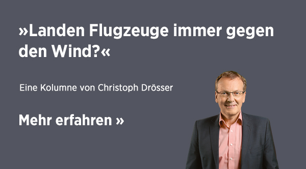 Stimmt's – Landen Flugzeuge immer gegen den Wind?