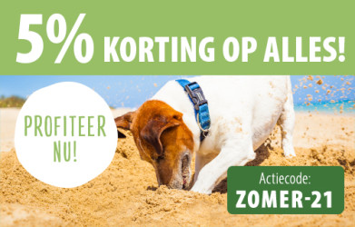 5% korting op alles!