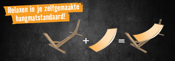 Bouw je eigen hangmatstandaard . HORNBACH 