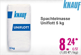 Spachtelmasse Knauf Uniflott 5 kg