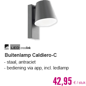 EGLO CROSSLINK LED Buitenlamp Caldiero-C antraciet