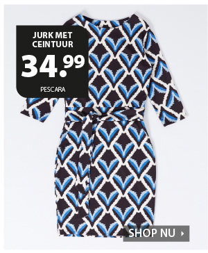 Jurk met ceintuur voor € 34,99