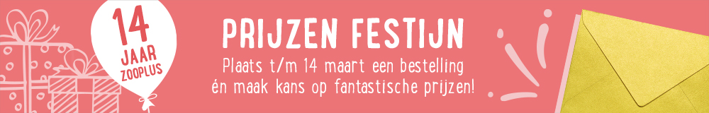 Prijzenfestijn - 14 jaar zooplus.nl