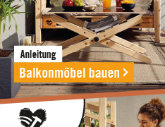 Balkonmöbel selber bauen