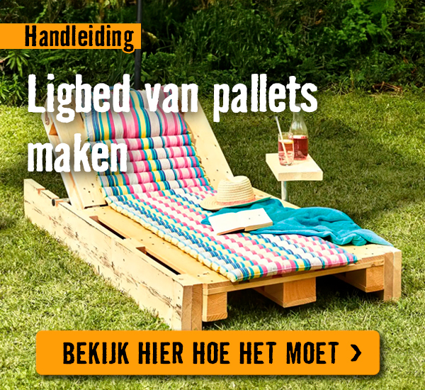 Ligbed van pallets maken | HORNBACH