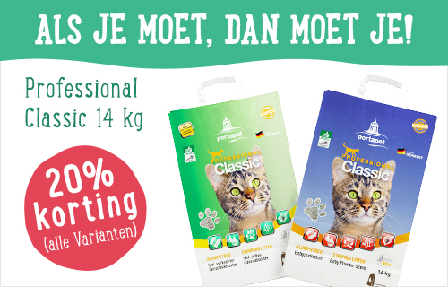 20% korting! Professional Classic Kattenbakvulling