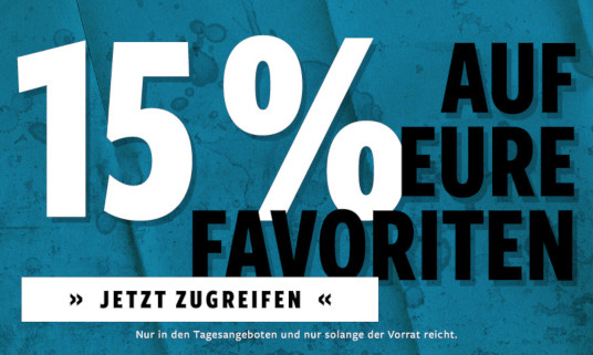 15% auf Favoriten