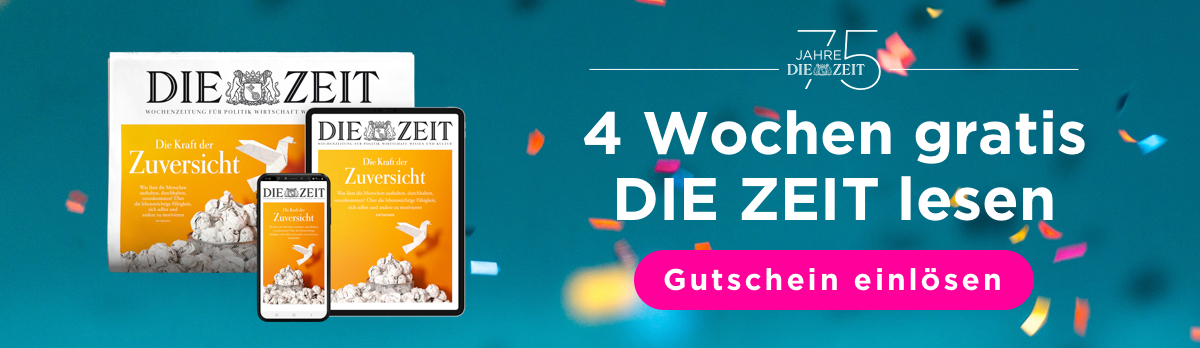 4 Wochen gratis DIE ZEIT!